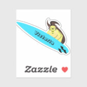 Naughty Eichhörnchen #2217 Surfen Aufkleber (Blatt)