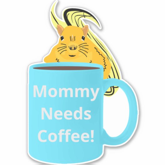Naughty Eichhörnchen #222 Coffee Cup Aufkleber (Vorderseite)