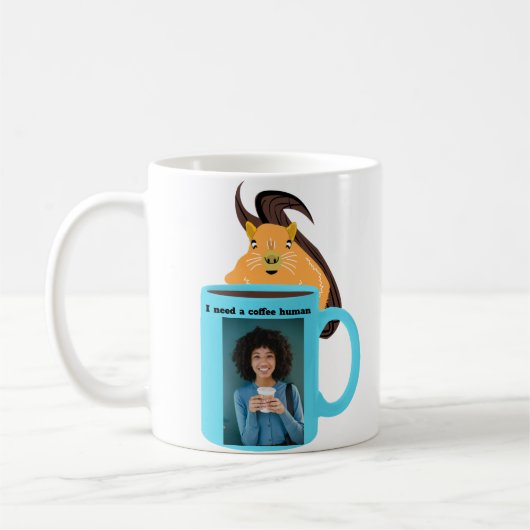 Naughty Eichhörnchen #240 Coffee Human Kaffeetasse (Links)