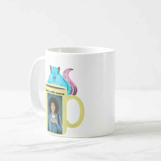 Naughty Eichhörnchen #253 Kaffee human Kaffeetasse (Vorderseite Links)