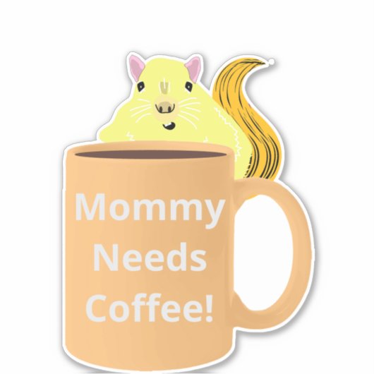 Naughty Eichhörnchen #256 Coffee Cup Aufkleber (Vorderseite)