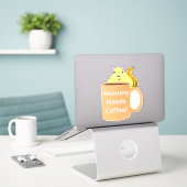 Naughty Eichhörnchen #256 Coffee Cup Aufkleber (Laptop auf Schreibtisch)
