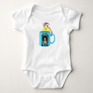 Naughty Eichhörnchen #287 Baby Coffee Strampler