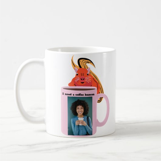 Naughty Eichhörnchen #306 Coffee Human Kaffeetasse (Links)