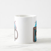 Naughty Eichhörnchen #318 Coffee Human Kaffeetasse (Mittel)