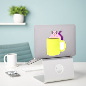 Naughty-Eichhörnchen #344 Aufkleber (Laptop auf Schreibtisch)