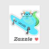 Naughty Eichhörnchen #353 Brett Skateboarding Aufkleber (Blatt)