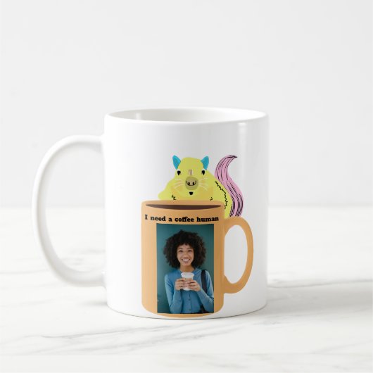 Naughty Eichhörnchen #357 Coffee Human Kaffeetasse (Links)