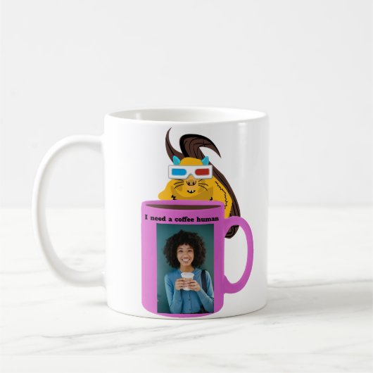 Naughty Eichhörnchen #399 Kaffee human Kaffeetasse (Links)