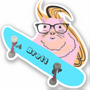 Naughty Eichhörnchen #400 Brett Skateboarding Aufkleber