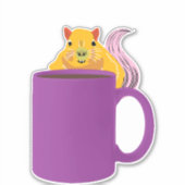 Naughty-Eichhörnchen #411 Aufkleber (Vorderseite)