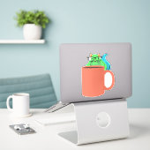 Naughty-Eichhörnchen #415 Aufkleber (Laptop auf Schreibtisch)