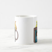 Naughty Eichhörnchen #419 Coffee Human Kaffeetasse (Mittel)