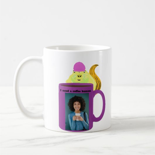 Naughty Eichhörnchen #425 Coffee Human Kaffeetasse (Links)