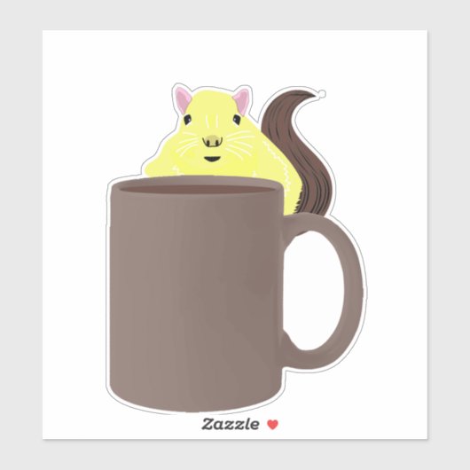 Naughty-Eichhörnchen #432 Aufkleber (Blatt)