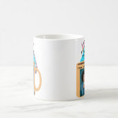 Naughty Eichhörnchen #452 Kaffee human Kaffeetasse (Mittel)