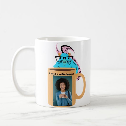 Naughty Eichhörnchen #452 Kaffee human Kaffeetasse (Links)
