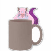 Naughty-Eichhörnchen #456 Aufkleber (Vorderseite)