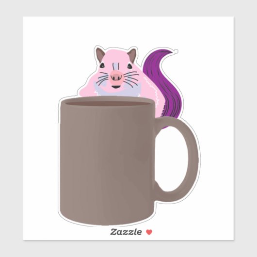 Naughty-Eichhörnchen #456 Aufkleber (Blatt)