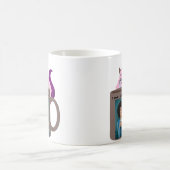 Naughty Eichhörnchen #456 Coffee Human Kaffeetasse (Mittel)