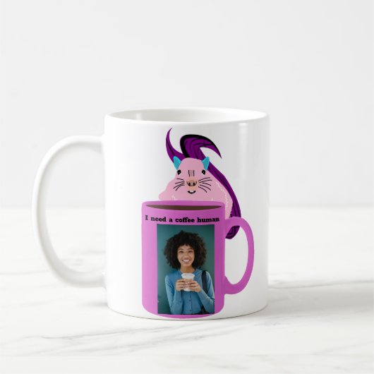 Naughty Eichhörnchen #465 Coffee Human Kaffeetasse (Links)