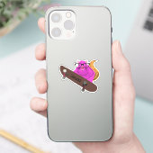 Naughty Eichhörnchen #466 Brett Skateboarding Aufkleber (Telefon)