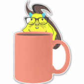 Naughty-Eichhörnchen #493 Aufkleber (Vorderseite)