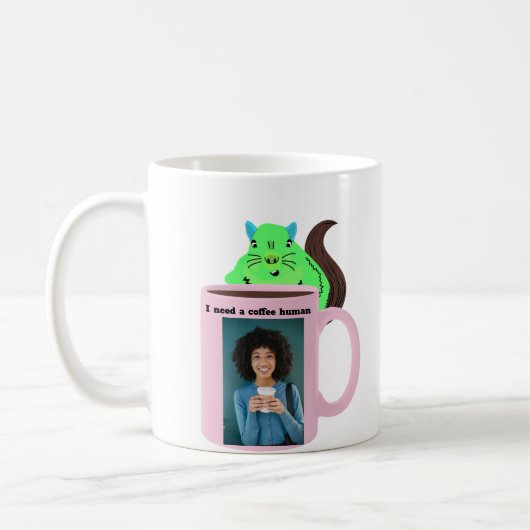 Naughty Eichhörnchen #498 Kaffee human Kaffeetasse (Links)