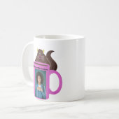 Naughty Eichhörnchen #504 Kaffee human Kaffeetasse (Vorderseite Links)