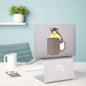 Naughty-Eichhörnchen #507 Aufkleber (Laptop auf Schreibtisch)
