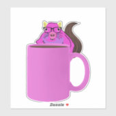 Naughty-Eichhörnchen #514 Aufkleber (Blatt)