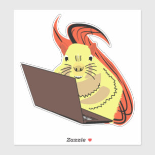 Naughty-Eichhörnchen #51 Aufkleber