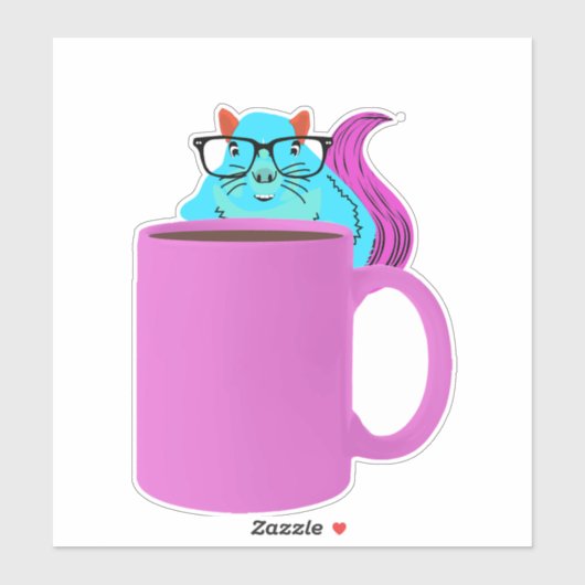 Naughty-Eichhörnchen #528 Aufkleber (Blatt)