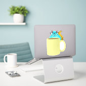 Naughty-Eichhörnchen #529 Aufkleber (Laptop auf Schreibtisch)