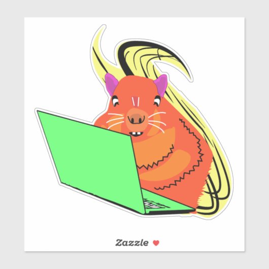 Naughty-Eichhörnchen #54 Aufkleber (Blatt)