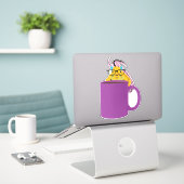 Naughty-Eichhörnchen #573 Aufkleber (Laptop auf Schreibtisch)