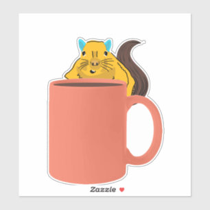 Naughty-Eichhörnchen #636 Aufkleber