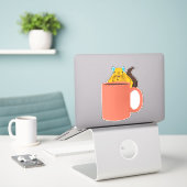 Naughty-Eichhörnchen #636 Aufkleber (Laptop auf Schreibtisch)