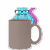 Naughty-Eichhörnchen #641 Aufkleber (Vorderseite)