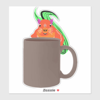 Naughty-Eichhörnchen #649 Aufkleber