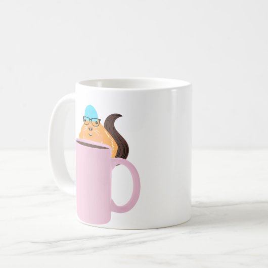 Naughty-Eichhörnchen #66 Kaffeetasse (Vorderseite Links)