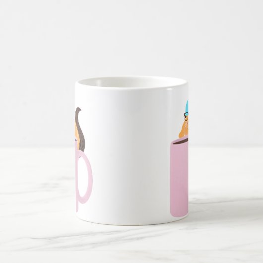 Naughty-Eichhörnchen #66 Kaffeetasse (Mittel)