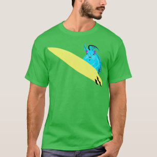 Naughty Eichhörnchen 66 Surfen T-Shirt
