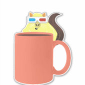 Naughty-Eichhörnchen #679 Aufkleber (Vorderseite)