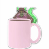 Naughty-Eichhörnchen #739 Aufkleber (Vorderseite)