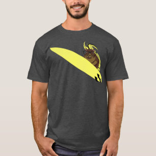 Naughty Eichhörnchen 768 Surfen T-Shirt