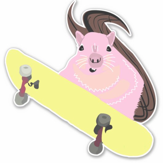 Naughty-Eichhörnchen #77 Aufkleber (Vorderseite)