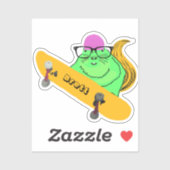 Naughty Eichhörnchen #817 Brett Skateboarding Aufkleber (Blatt)