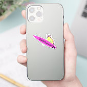 Naughty Eichhörnchen #846 Surfen Aufkleber (Telefon)