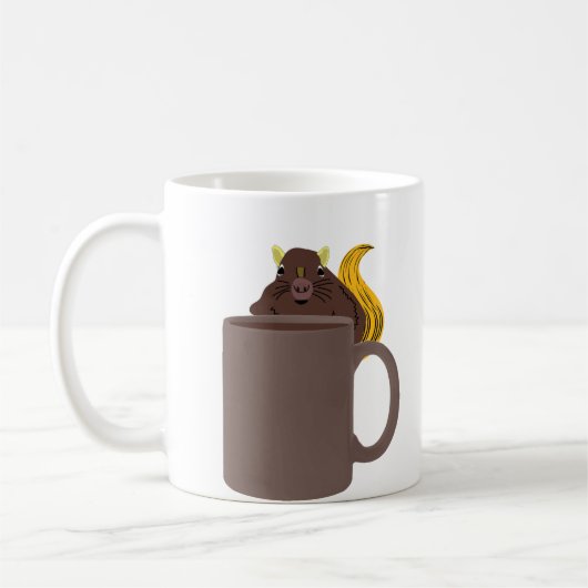 Naughty-Eichhörnchen #93 Kaffeetasse (Links)